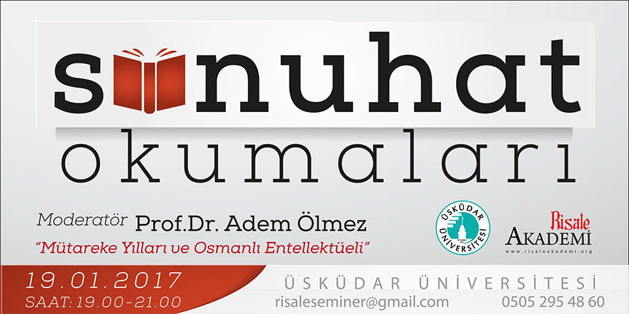 İstanbul’da ‘Sünuhat okumaları’ başlıyor