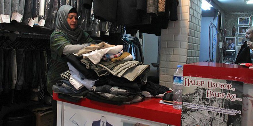 Unutulan giysiler Haleplileri ısıtacak