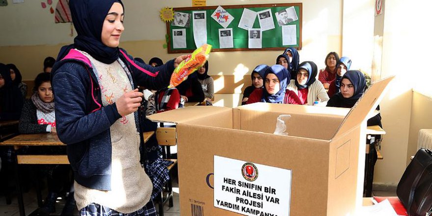 'Her sınıfın bir fakir ailesi var'