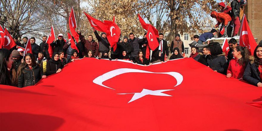 Muş'ta "Teröre lanet" yürüyüşü