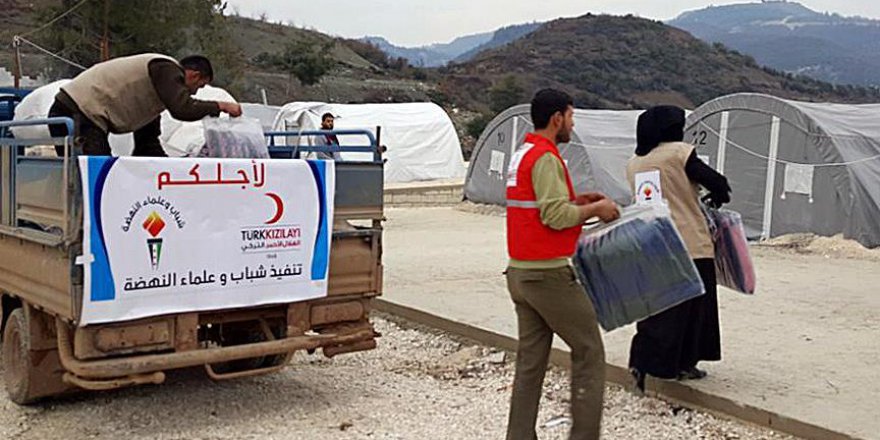 Başbakan Yıldırım'ın ailesinden Suriye'ye yardım
