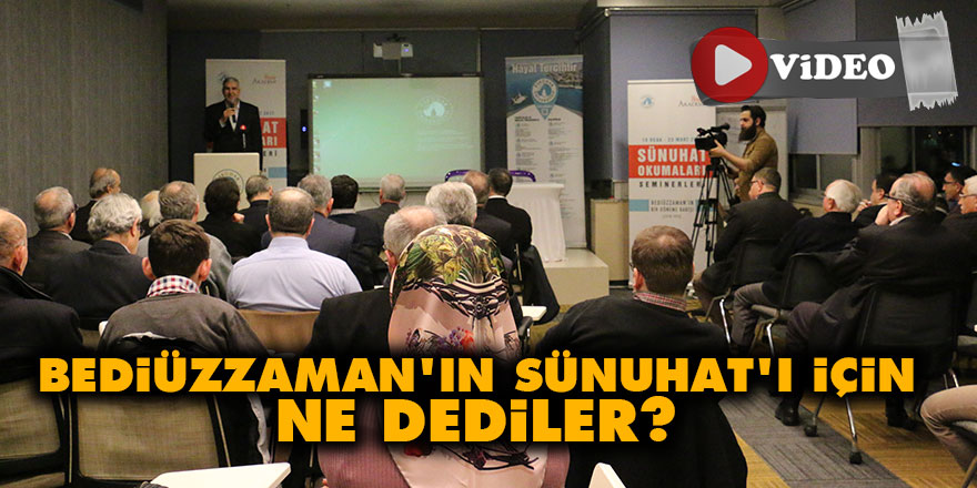 Bediüzzaman'ın Sünuhat'ı için ne dediler?