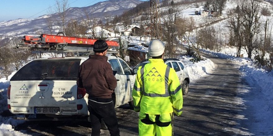 Drone ile elektrik arızalarına müdahale