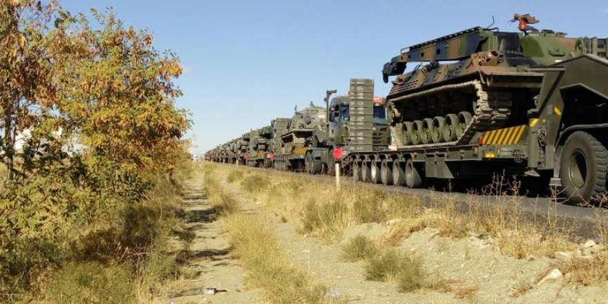 Suriye sınırında askeri hareketlilik