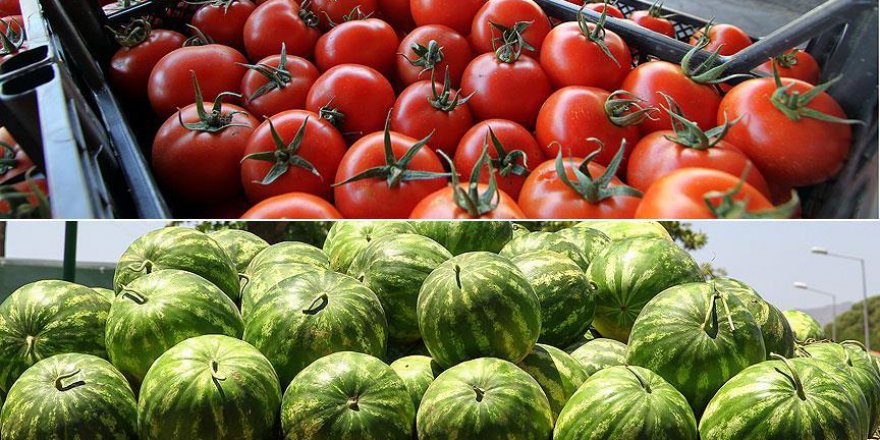 İstanbullular 2016'da en çok karpuz ve domates tüketti