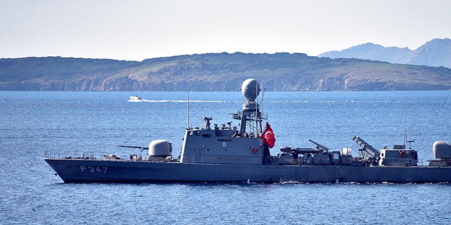 Türk ve Yunan Sahil Güvenlik ekipleri Kardak yakınlarında