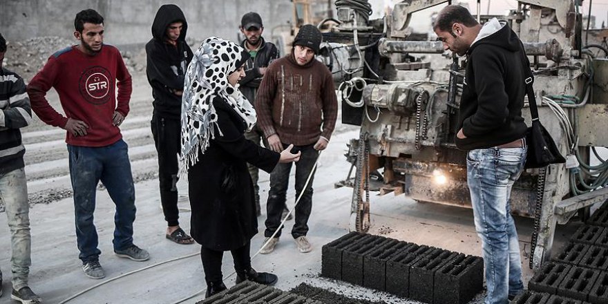 Gazzeli kadın mühendislerden 'yanmayan briket'