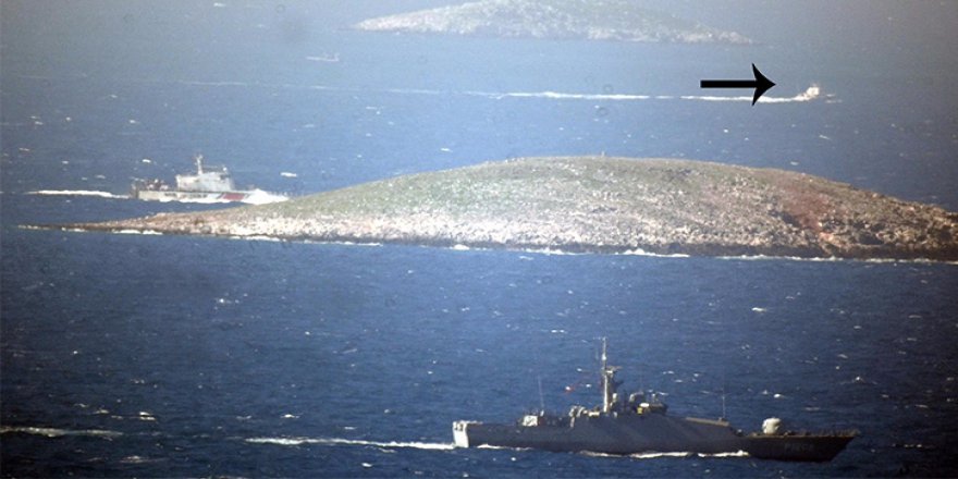 Yunan sahil güvenlik Türk kara sularını ihlal etti