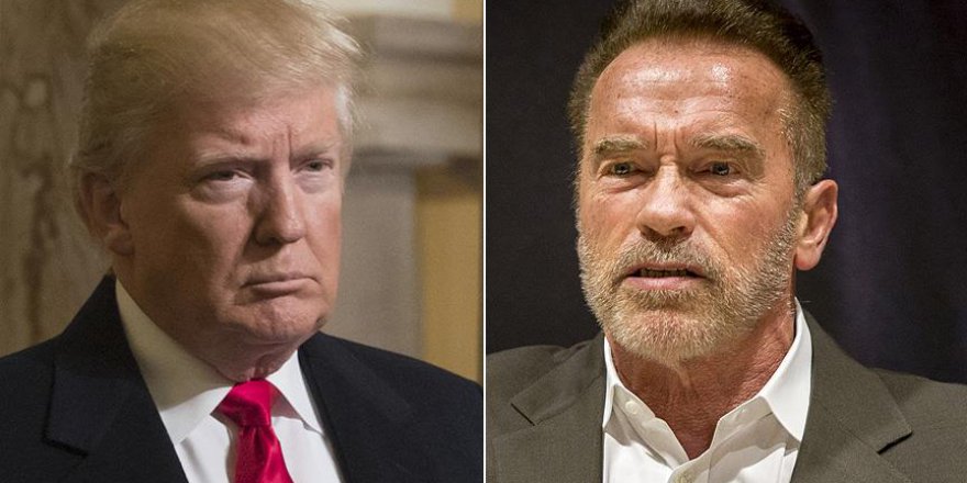 Trump ile Schwarzenegger arasında 'Çırak' tartışması