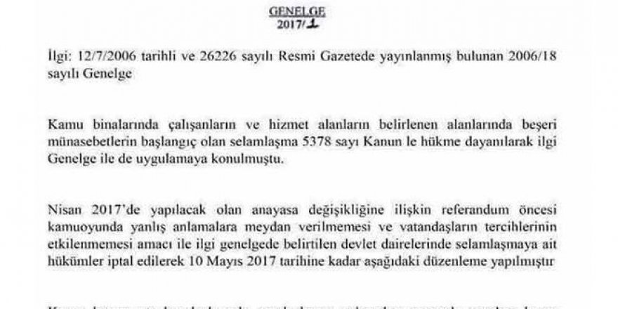 Sahte Başbakanlık genelgesine dikkat