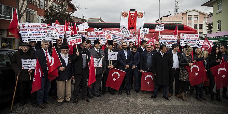 Gazi ve Şehit Aileleri Vakfından anayasa değişikliğine destek