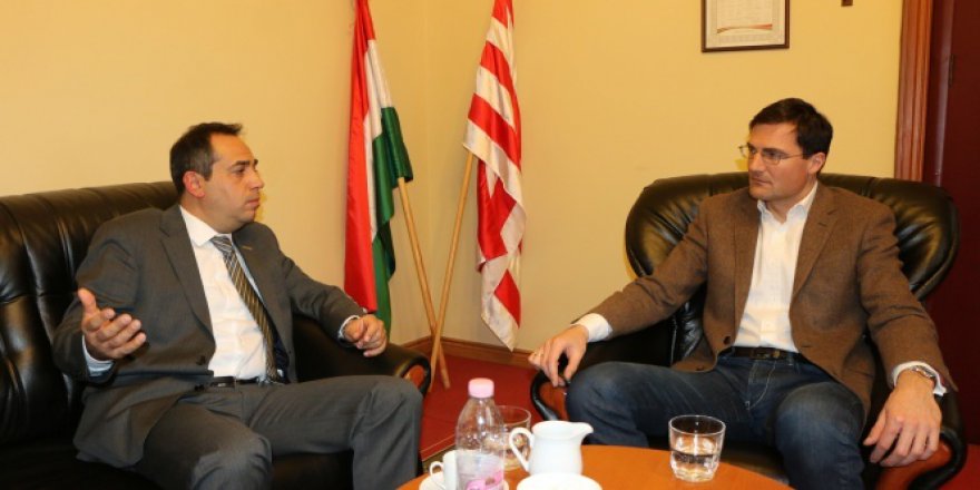 Macar politikacıya teşekkür ziyareti