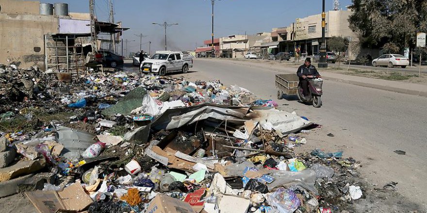Musul'da biriken çöpler sağlığı tehdit ediyor