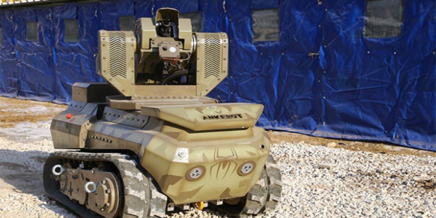 Mini tank "ANKEBOT" kışla yolu gözlüyor