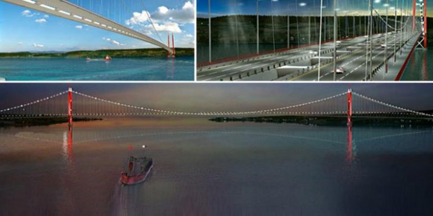 1915 Çanakkale Köprüsü'nün görselleri ilk kez yayınlandı