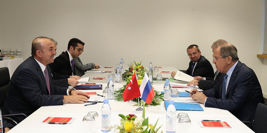 Çavuşoğlu ile Lavrov, Suriye'yi görüştü
