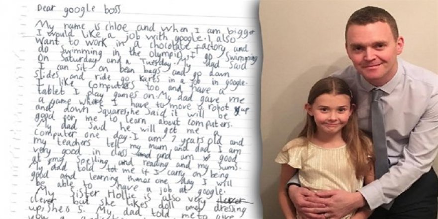 7 yaşında Google'a iş başvurusu yaptı