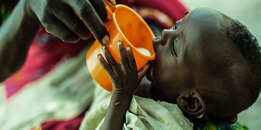 Afrika küresel açlıktaki en fazla yüzdeye sahip olan yer