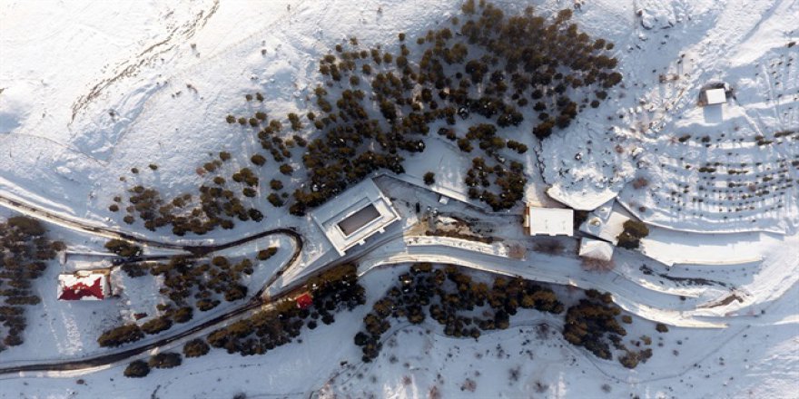 Ashab-ı Kehf Külliyesi kışın bir başka güzel