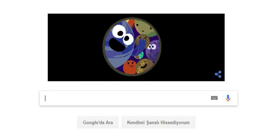 Google, 7 yeni gezegeni doodle yaptı