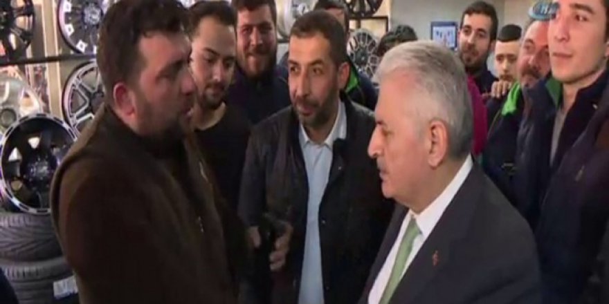 Binali Yıldırım esnaftan 'evet' yanıtı aldı