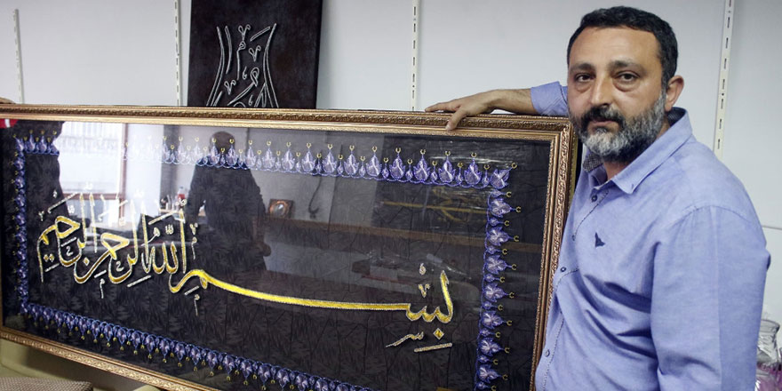 Çamlıca Camiinin Besmele tablosu Ermeni asıllı sanatçıdan