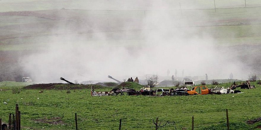 Şehit olan 5 Azerbaycan askerinin cenazesi alındı