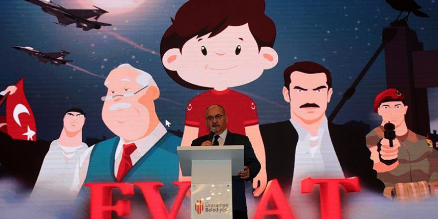 15 Temmuz, çocuklar için çizgi film oluyor