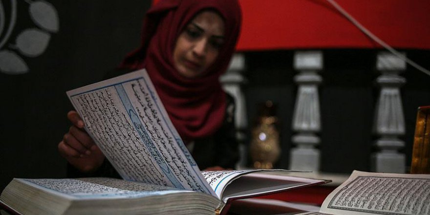 Gazzeli genç, Hafız Osman hattı ile mushaf yazdı