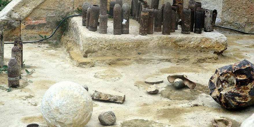 Namazgah Tabyası'ndan 102 yıllık mermi kovanları çalındı