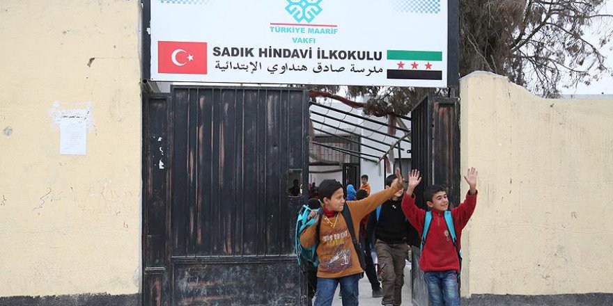 Türkiye Maarif Vakfı'ndan Cerabluslu çocuklara eğitim desteği