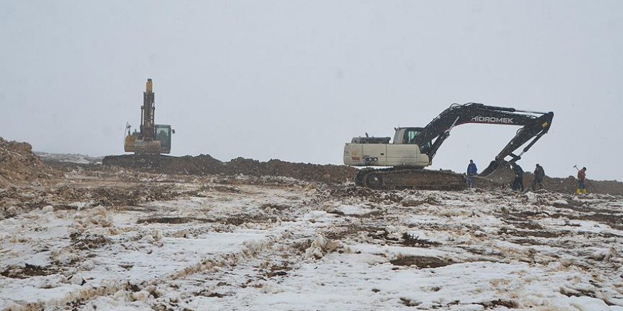 Terör mağdurları için konut yapımına başlandı