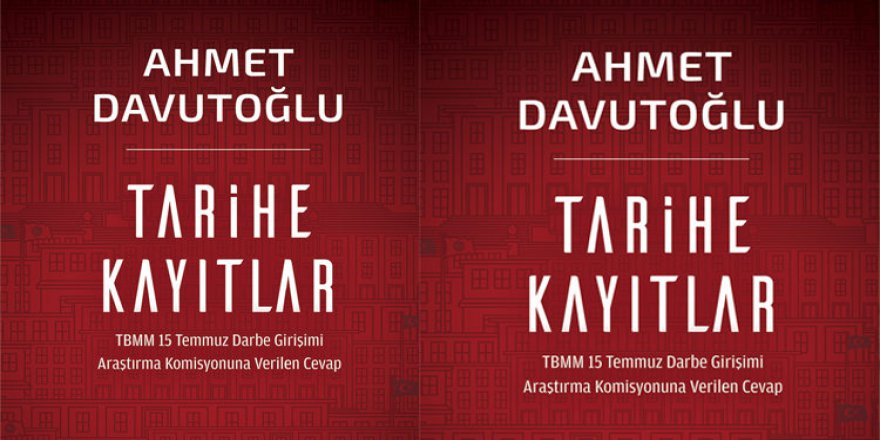 Ahmet Davutoğlu'nun yeni kitabı çıkıyor