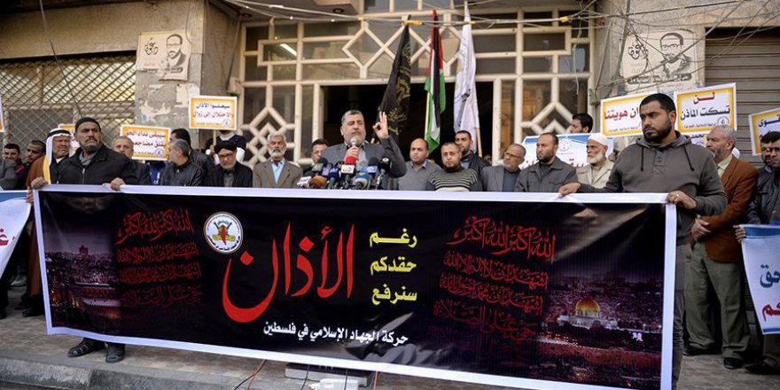 Gazzelilerden İsrail'in 'ezan yasağı' yasa tasarısına tepki