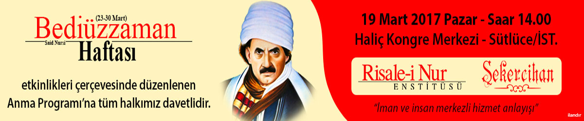 Bediüzzaman Anma Programı