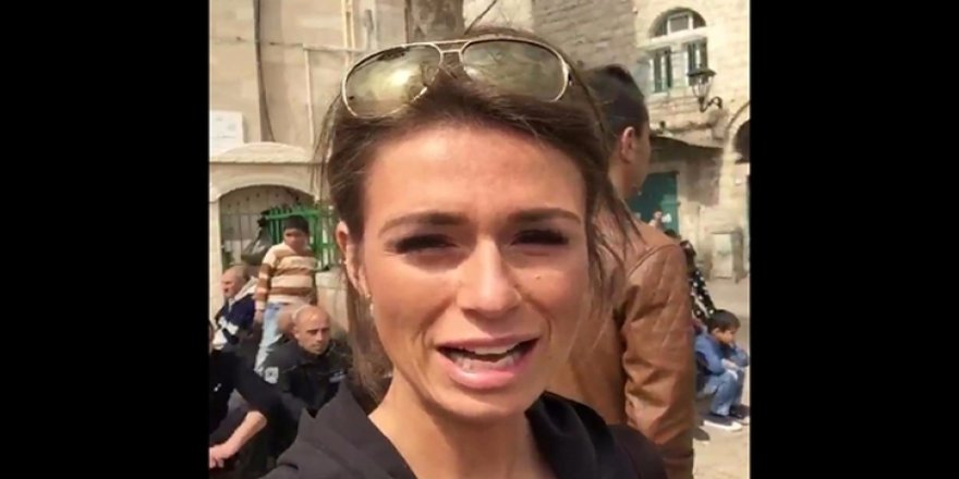 Irkçı gazeteci Filistin'de Haçlı çağrısında bulundu