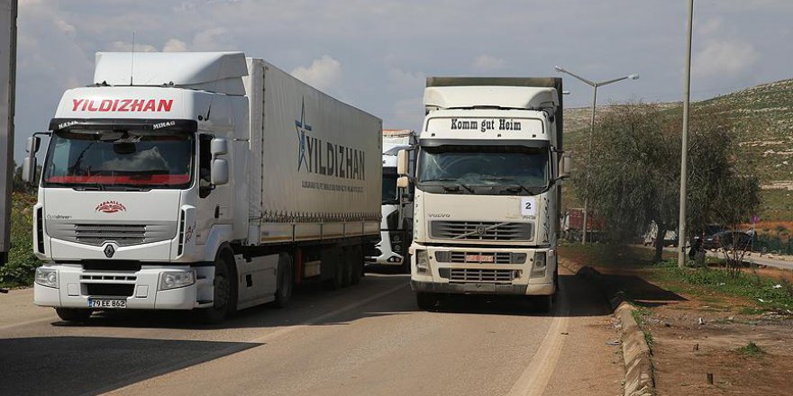 BM'den Suriyelilere 21 tır yardım