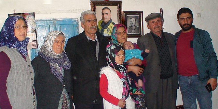 Şehit Sekin'in babasından Fethi bebeğe ziyaret