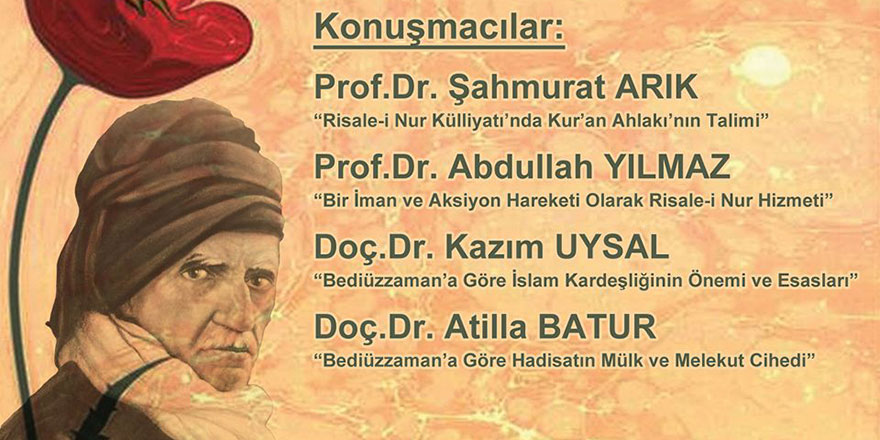 Kütahya'da Bediüzzaman Said Nursi paneli