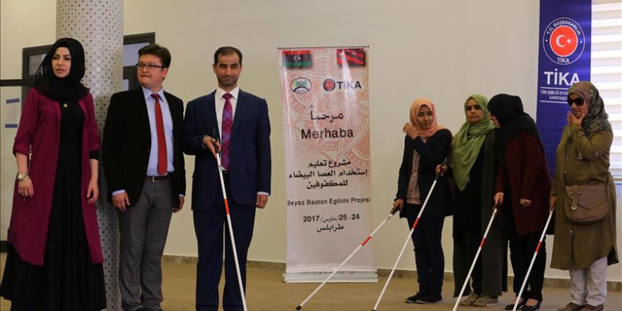 TİKA'dan Libya'daki görme engellilere eğitim desteği