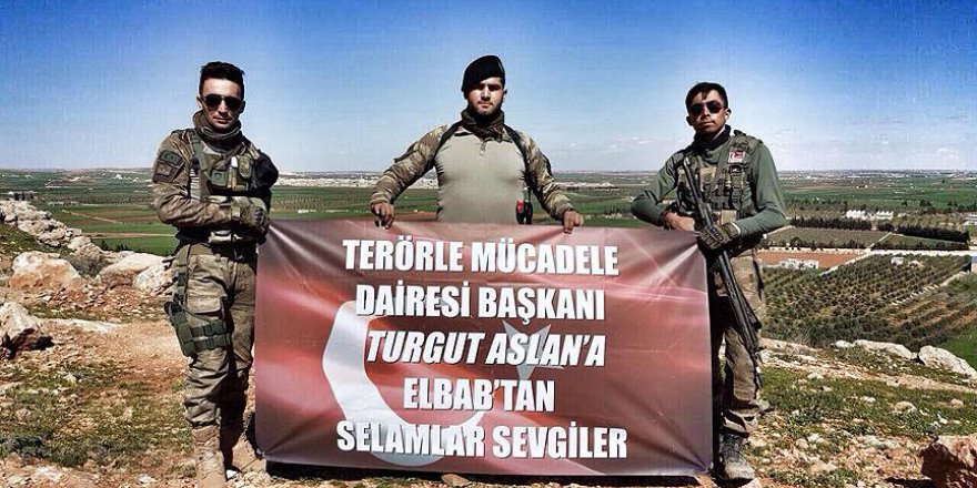 Bab'daki askerlerden 'Yaşayan Halisdemir'e selam
