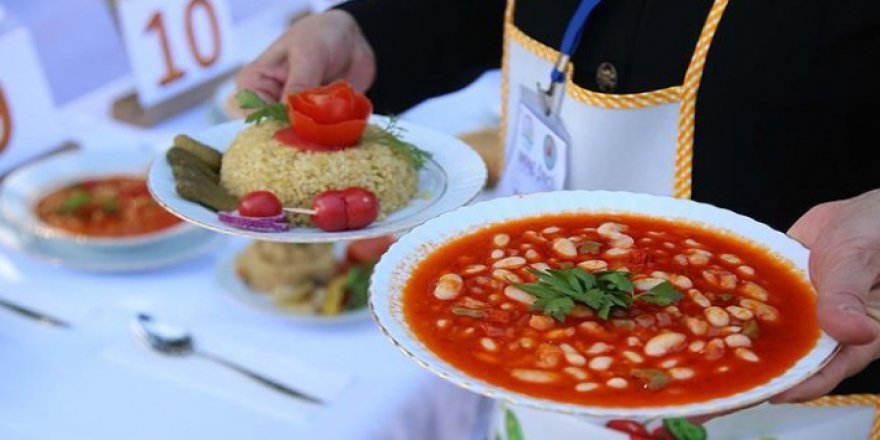 En iyi kuru fasulye ve pilav pişirme yarışması yapıldı
