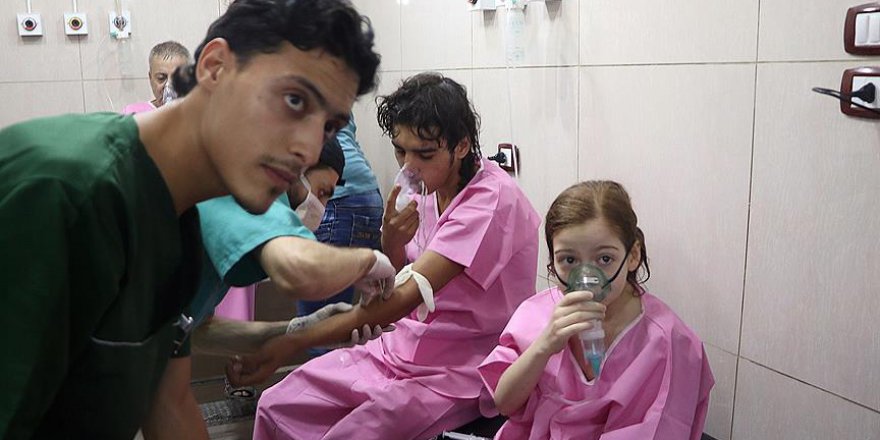 Esed rejimi yine İdlib'e klor gazı ile saldırdı