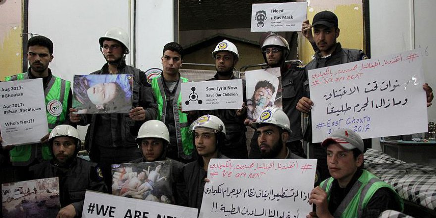 İdlib'teki saldırı Suriye'de protesto edildi