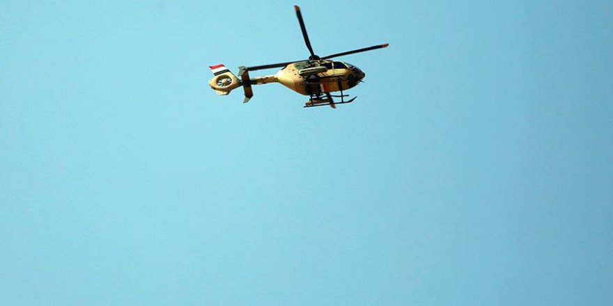 Musul'da askeri helikopter düştü