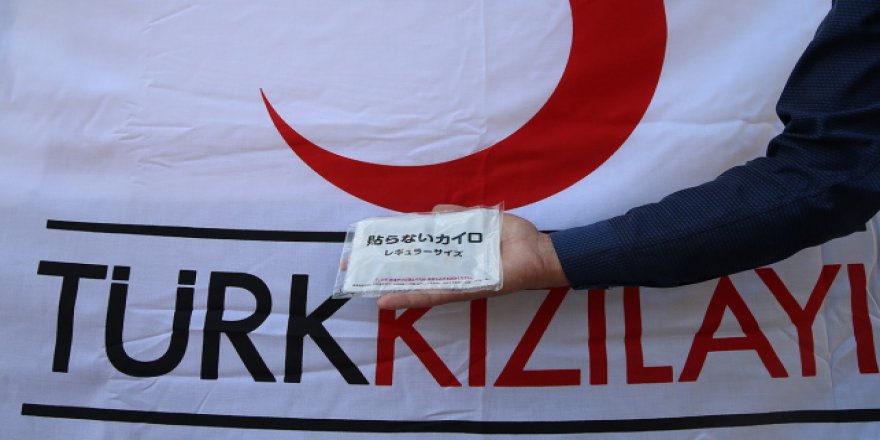 Japonya'dan Türk Kızılayına "cep ısıtıcısı" bağışı