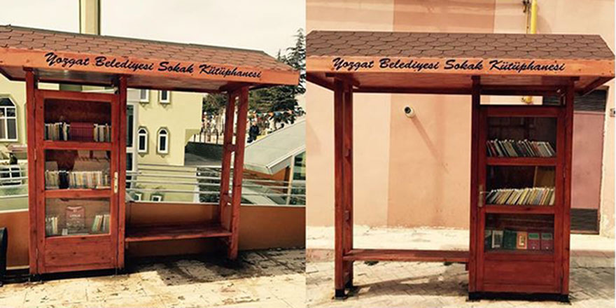 Güzel haber: Yozgat'ta 'sokak kütüphaneleri' oluşturuldu