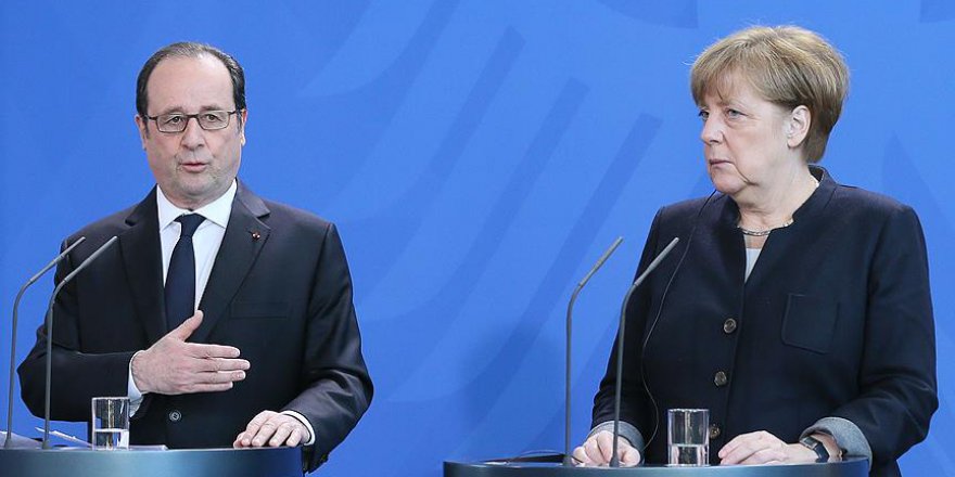 Merkel ve Hollande'dan ortak Suriye açıklaması