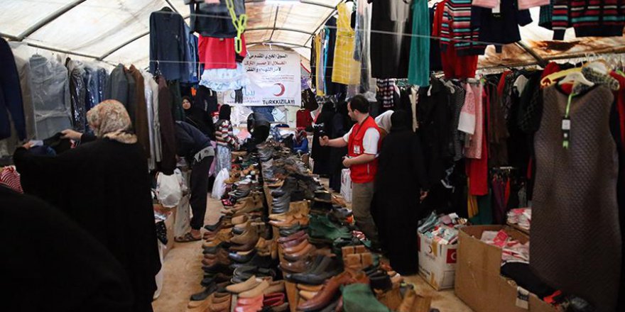 Türk Kızılayı İdlib'te aktif