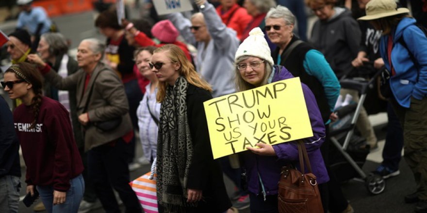 ABD Halkı 'Vergi' için ayaklandı
